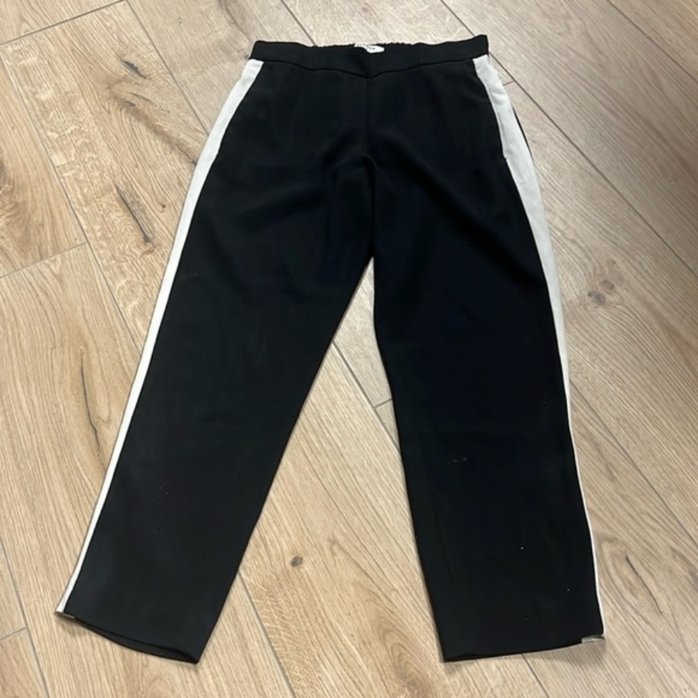 Aritzia Babaton flowy‎ trouser pant with white side stripe